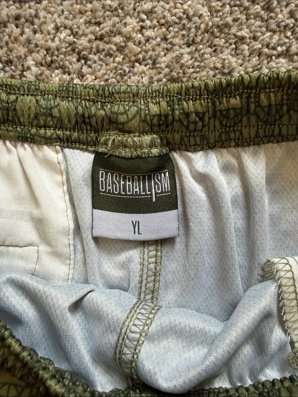 Baseballism Four Star Field General Diamond Air Mesh Shorts - Youth Large